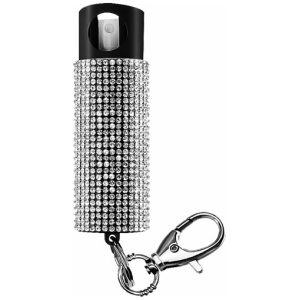GUARD DOG BLING IT ON PEPPER - SPRAY W/ BLING DESIGN WHITE
