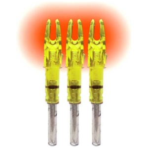 LUMENOK LIGHTED NOCK - SIGNATURE SERIES HD ORANGE 3PK