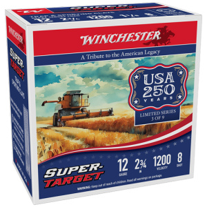 WINCHESTER TARGET 12GA 2.75" - 1-1/8OZ #8 1200FPS 250RD CASE