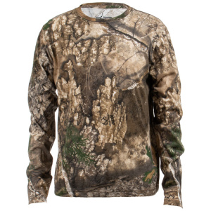 HABIT BEAR CAVE YOUTH TEE - LONG SLEEVE REALTREE APX MED.