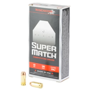 WIN SUPER MTCH 40S&W 180GR FN 50/500