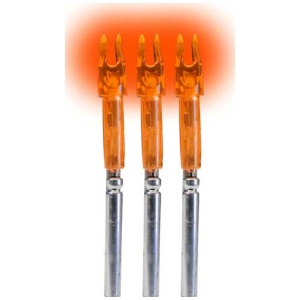 LUMENOK LIGHTED NOCK - X-SERIES HD ORANGE 3PK