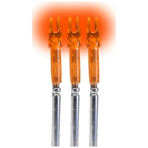 LUMENOK LIGHTED NOCK - X-SERIES HD ORANGE 3PK