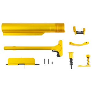 XTS AR15 ANODIZED PARTS KIT GOLD